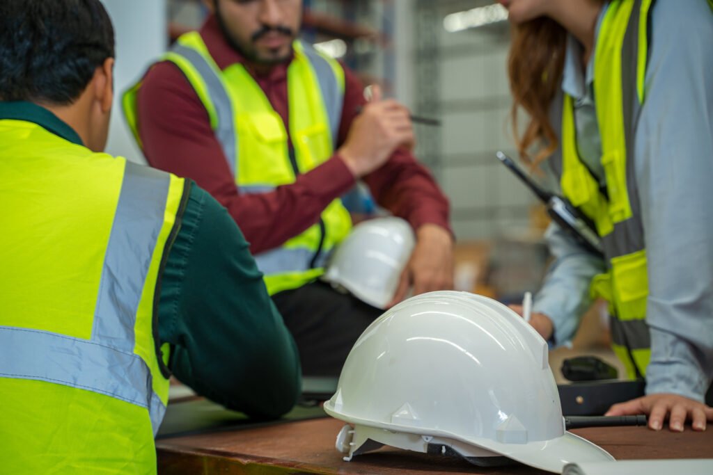 Business meeting for retained health and safety support