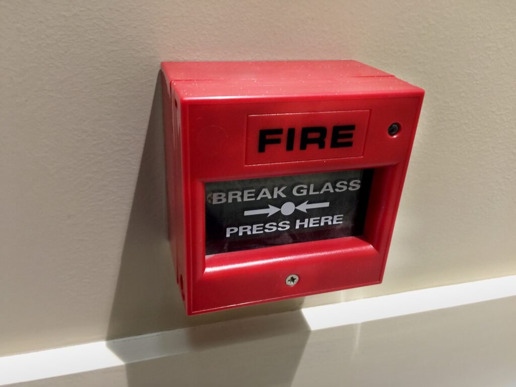 Fire safety equipment in commercial premises